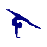 Acrobatic Cheerleader Icon